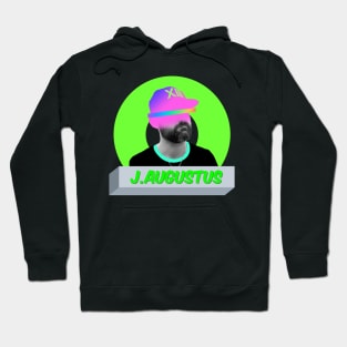 J Augustus neon badge Hoodie